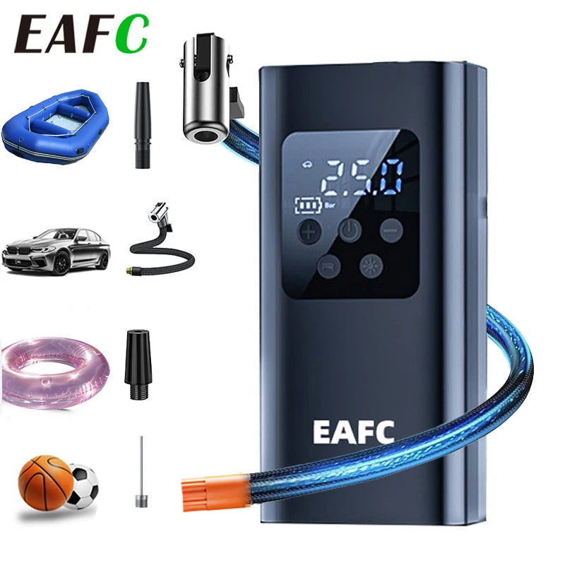 Draagbare Elektrische Bandenpomp & Compressietester